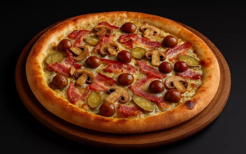 Пицца «Лесной бекон»