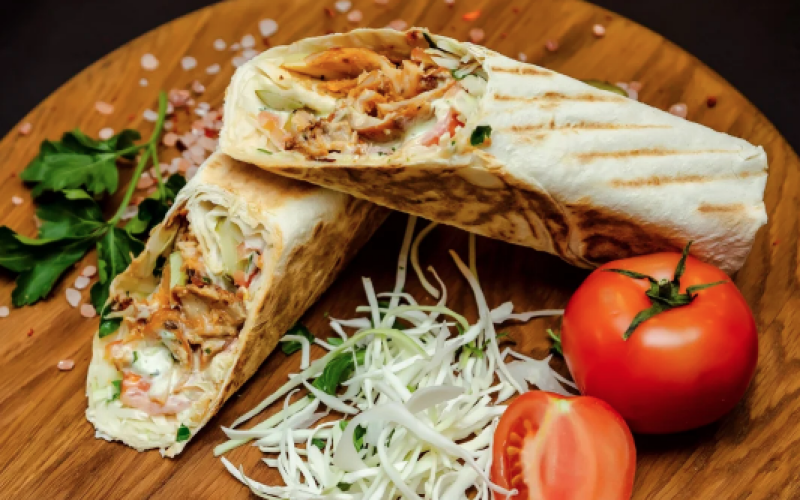 Шаурма «Грибная с сыром»