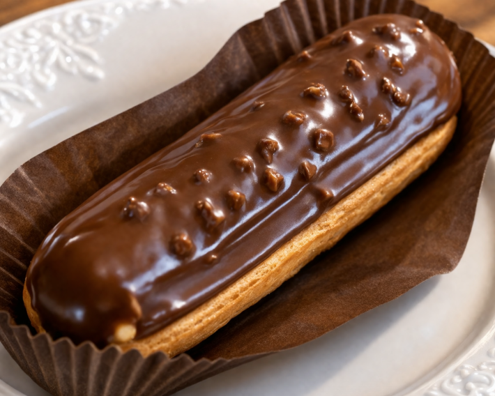 Эклер арахисовый