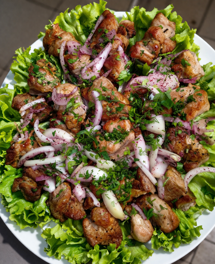 Шашлык из свиной шеи