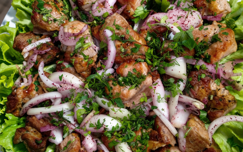 Шашлык из свиной шеи