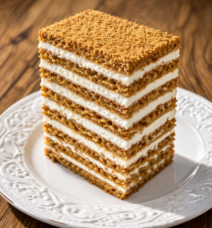 Торт «Медовик» классический