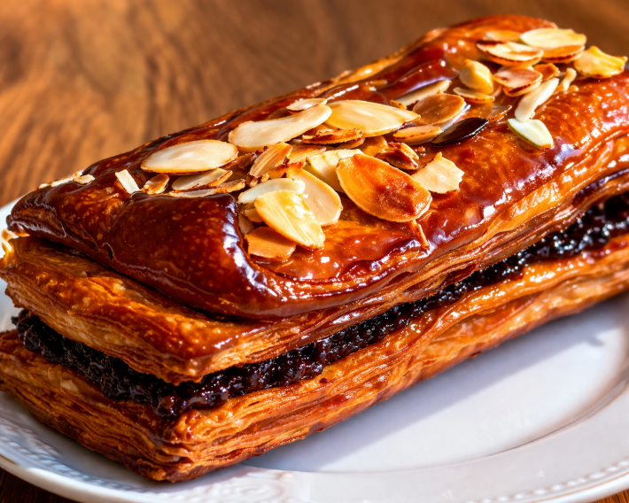 Слойка «Маково-миндальная»