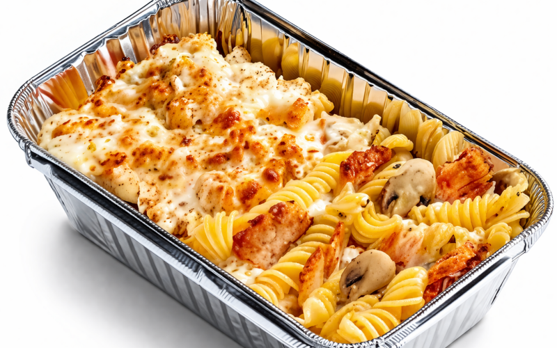Паста из печи «Цыплёнок и грибы»