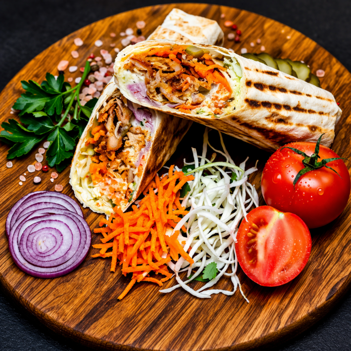 Шаурма «Грибная с сыром»