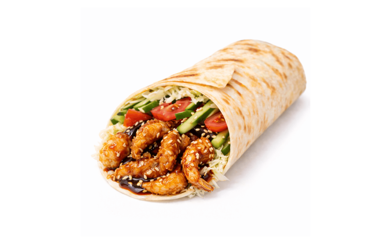 Шаурма с креветкой