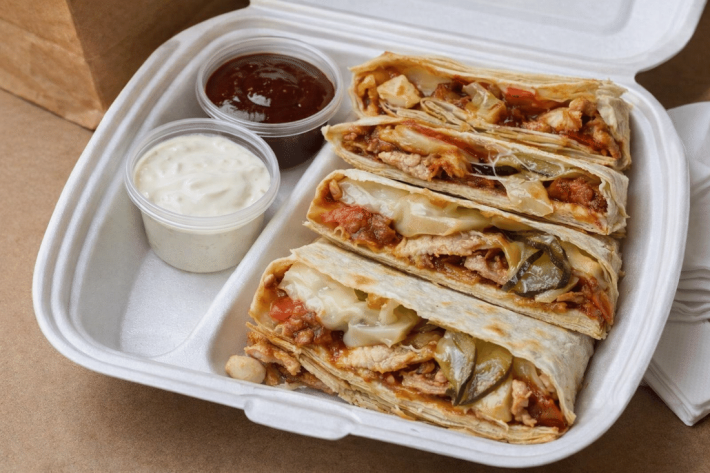 Буритас с курицей