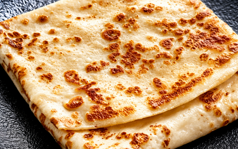 Блинчик с сёмгой и творожным сыром