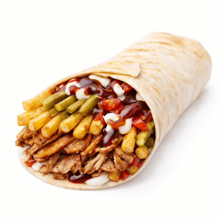 Восточный дурум с курицей