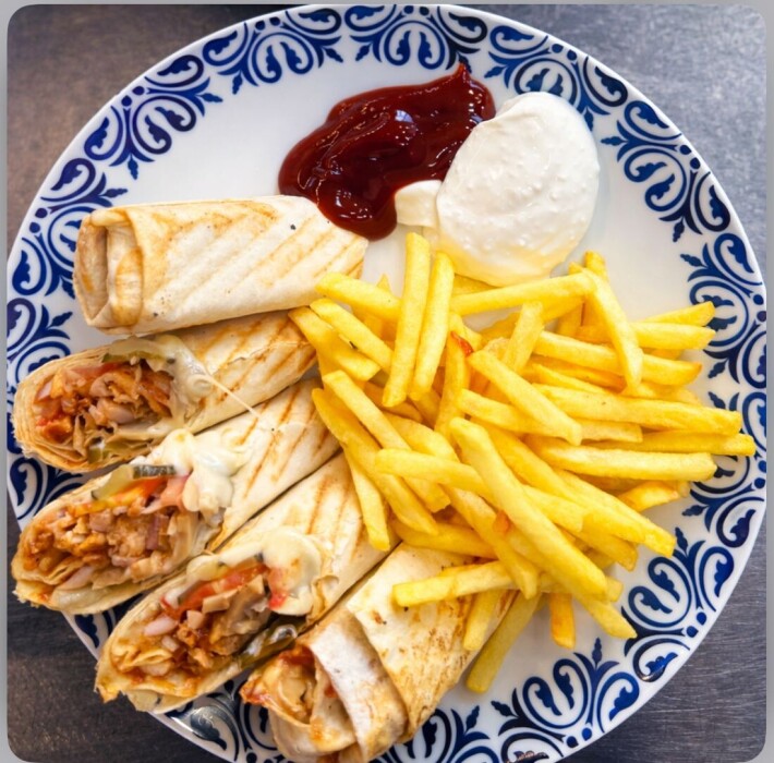 По восточному с курицей