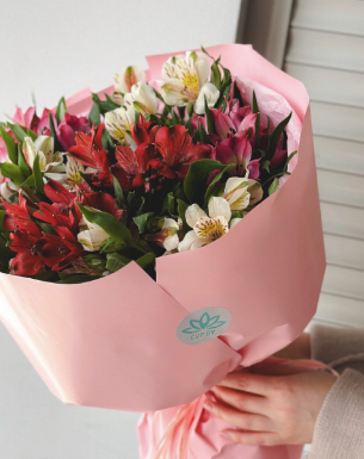 Букет альстромерия mix