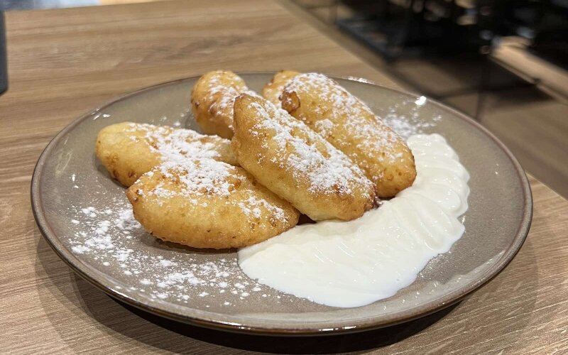 Батончики творожные со сметаной