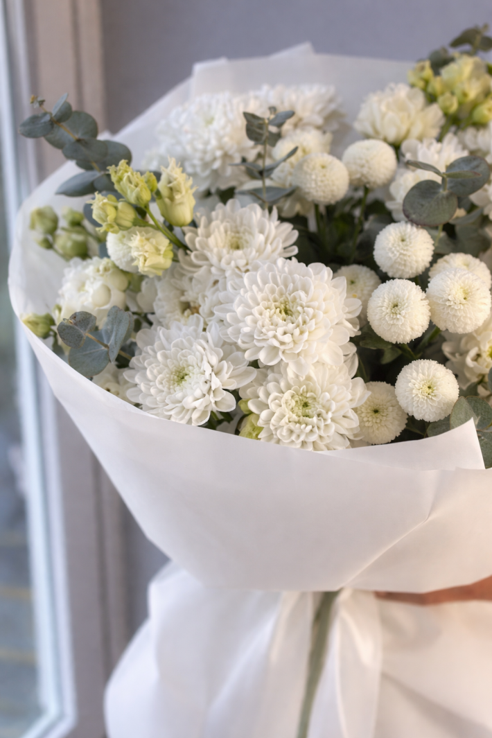 Букет пышный «Белый»