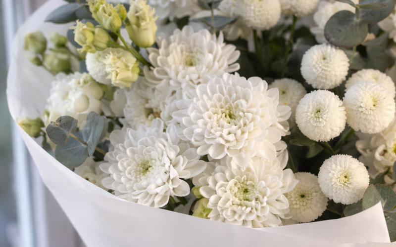 Букет пышный «Белый»