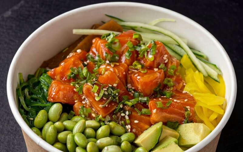 Поке с Лососем