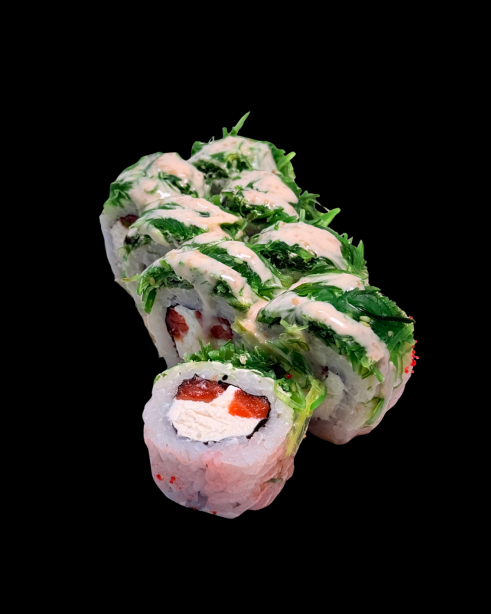 Ролл «Чукка с лососем»