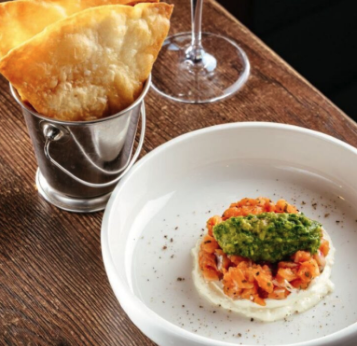 Тар-тар из лосося