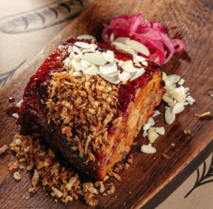 Свиные ребра в ягодном барбекю