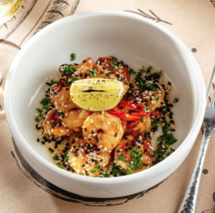 Креветки в соусе «Терияки»