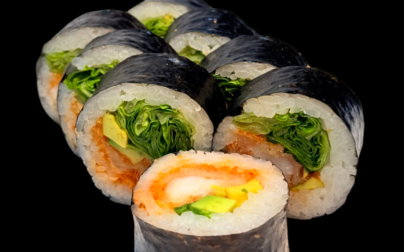 Ролл «Футомак креветки темпура»