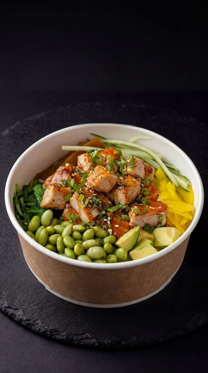 Поке с курицей