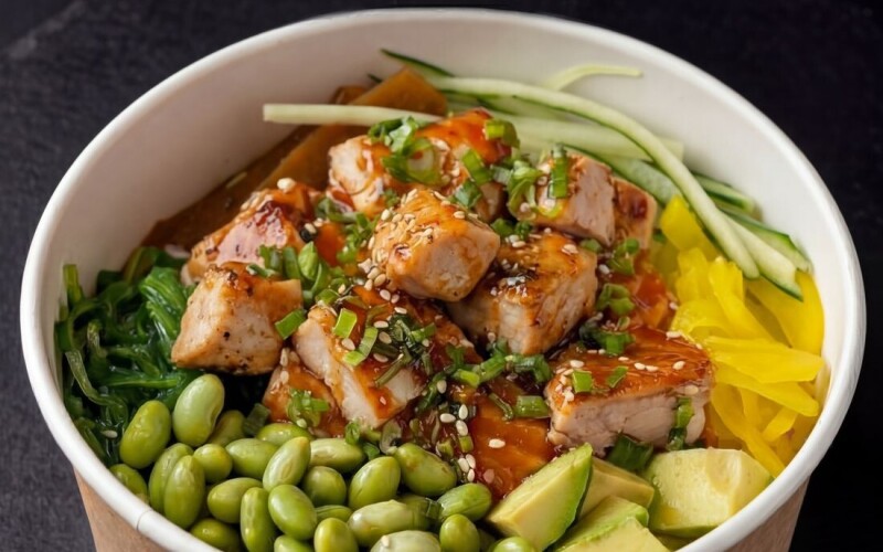 Поке с курицей