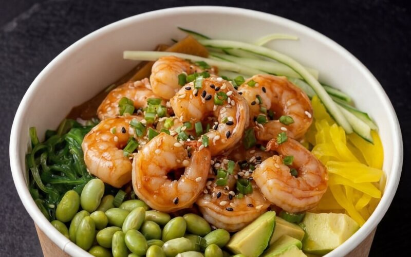 Поке с креветкой