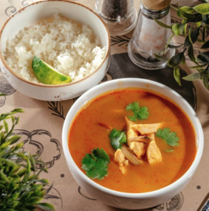 Суп «Том-ям» с курицей