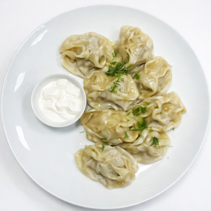 Манты с говядиной