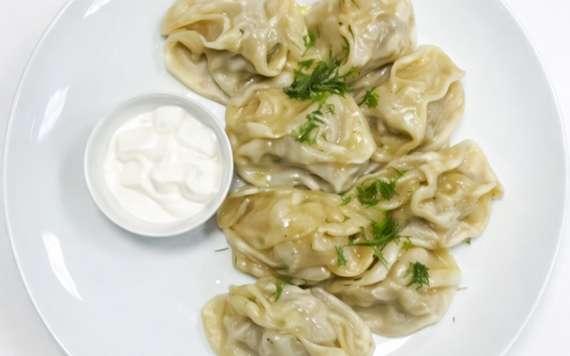 Манты с говядиной