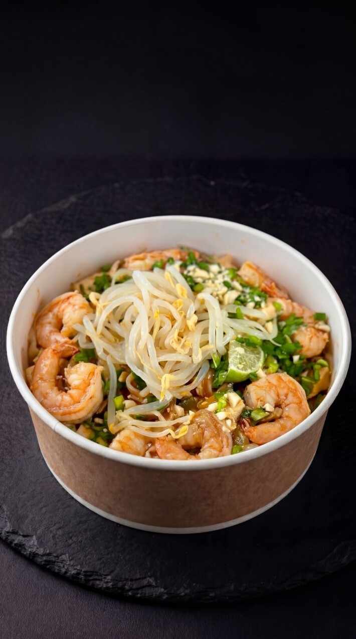 Пад тай с креветками