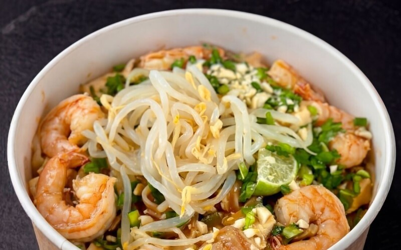 Пад тай с креветками