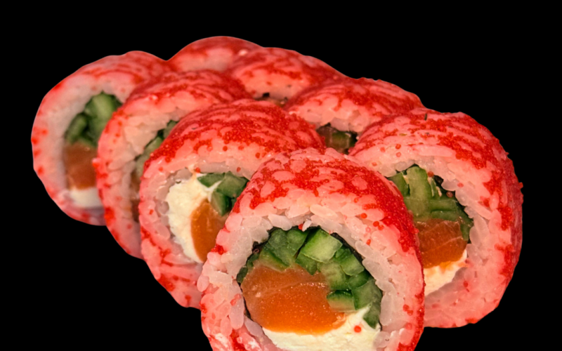 Ролл «Калифорния с лососем»