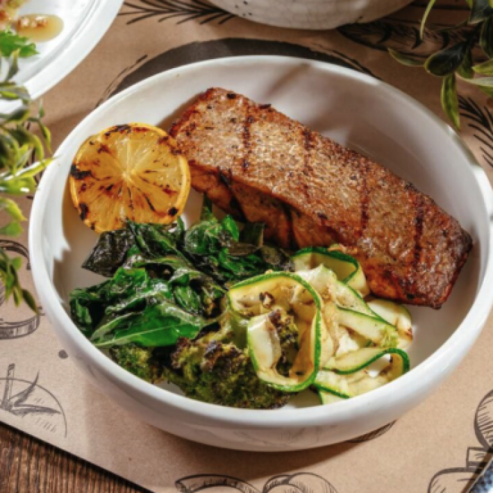 Стейк из лосося