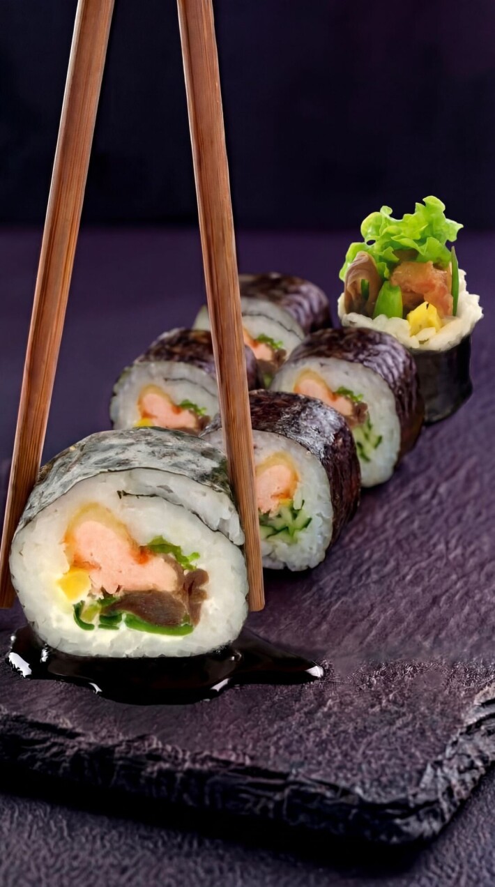 Лосось темпура