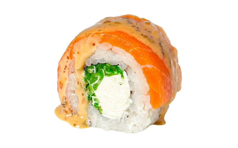 Ролл «Филадельфия» с салатом «Чука»