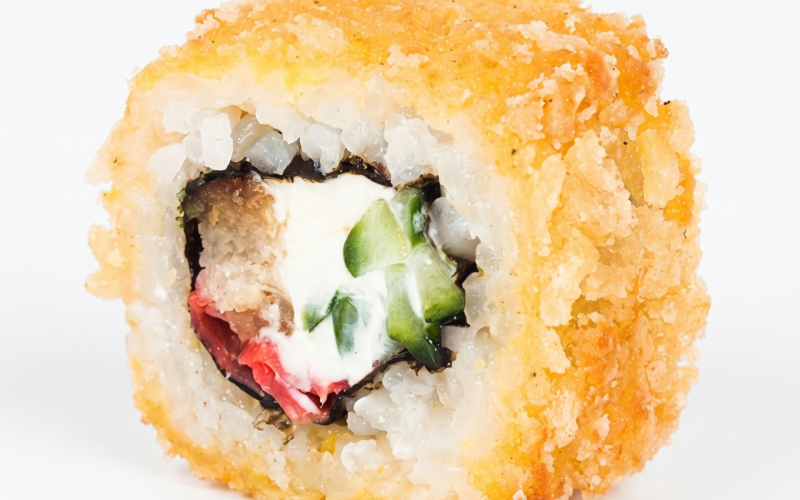 Ролл «Темпура с акулой»