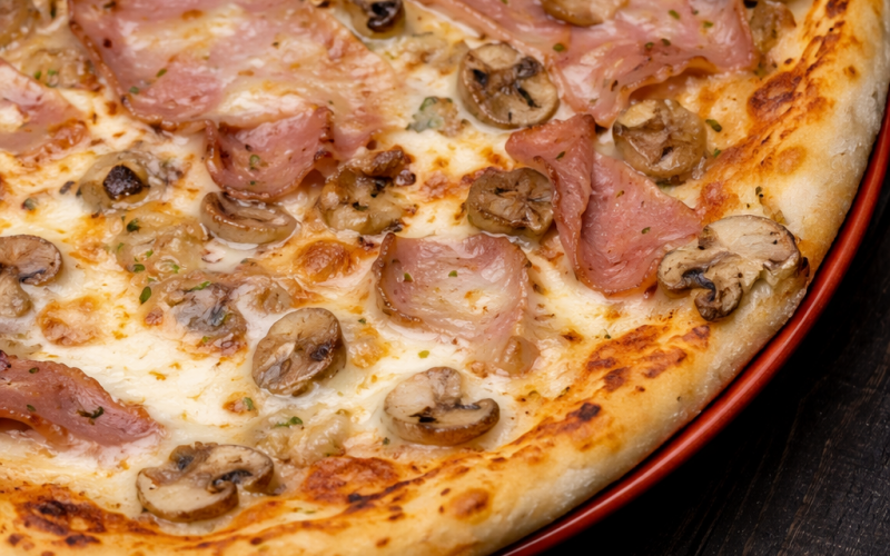 Пицца «Ветчина и грибы»