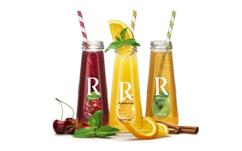 Сок «Rich» в стекле