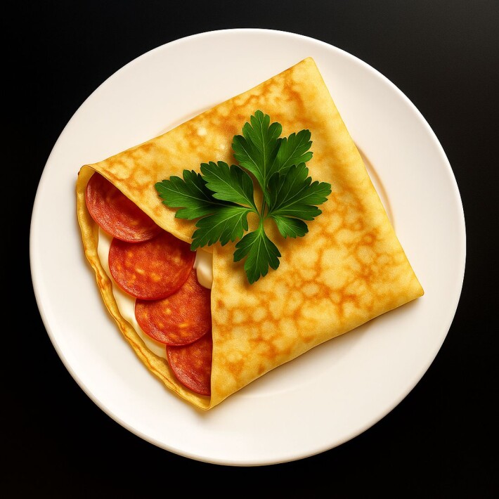 С пепперони и сыром