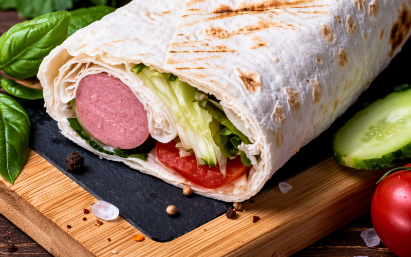 Хот-дог в лаваше