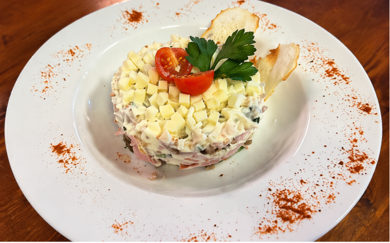 Салат «Три мяса»