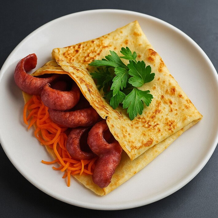 С баварскими колбасками