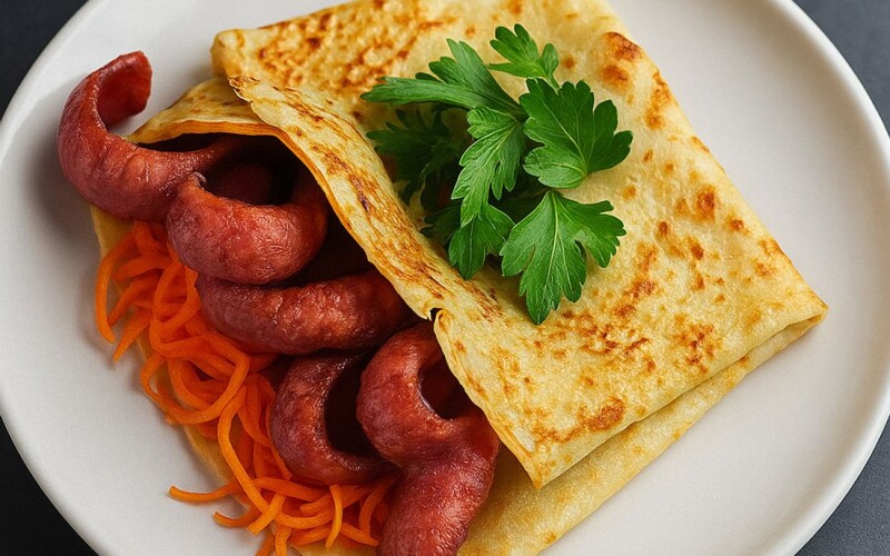 С баварскими колбасками