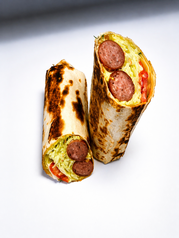 Шаурма с колбасками