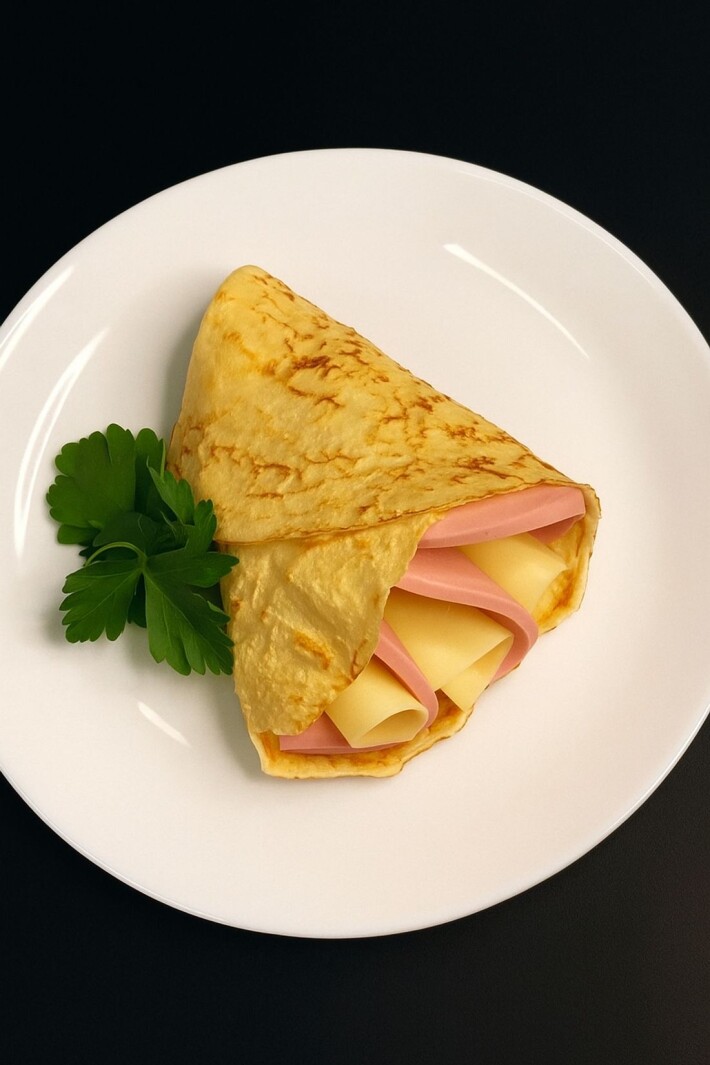 С ветчиной и сыром