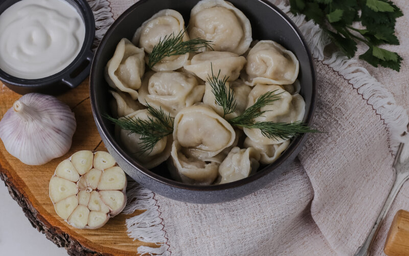 Пельмени с индейкой