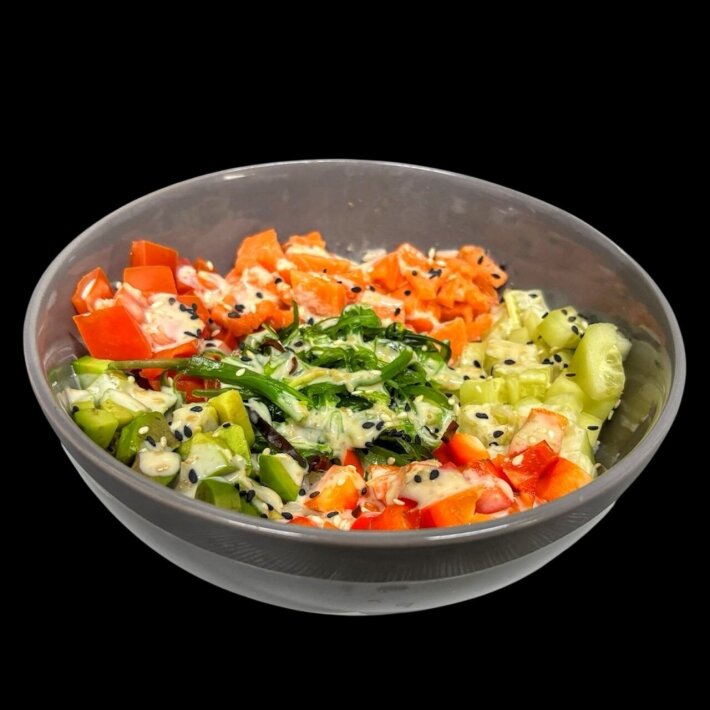 Поке с лососем