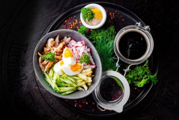 Окрошка на квасу