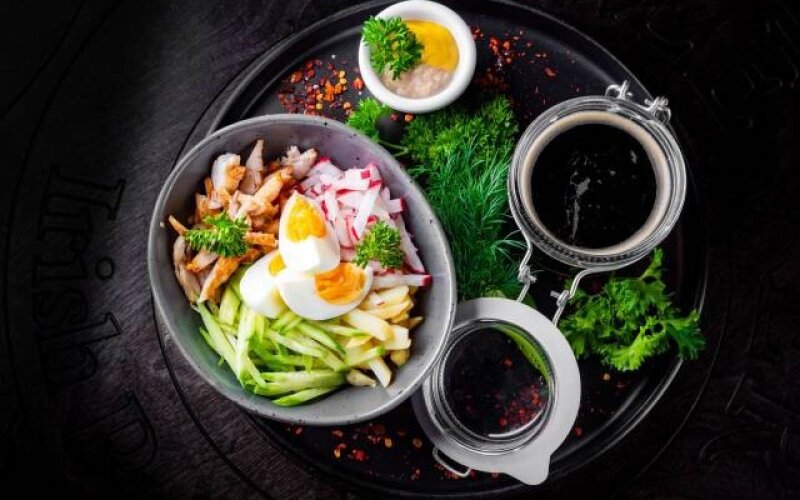 Окрошка на квасу